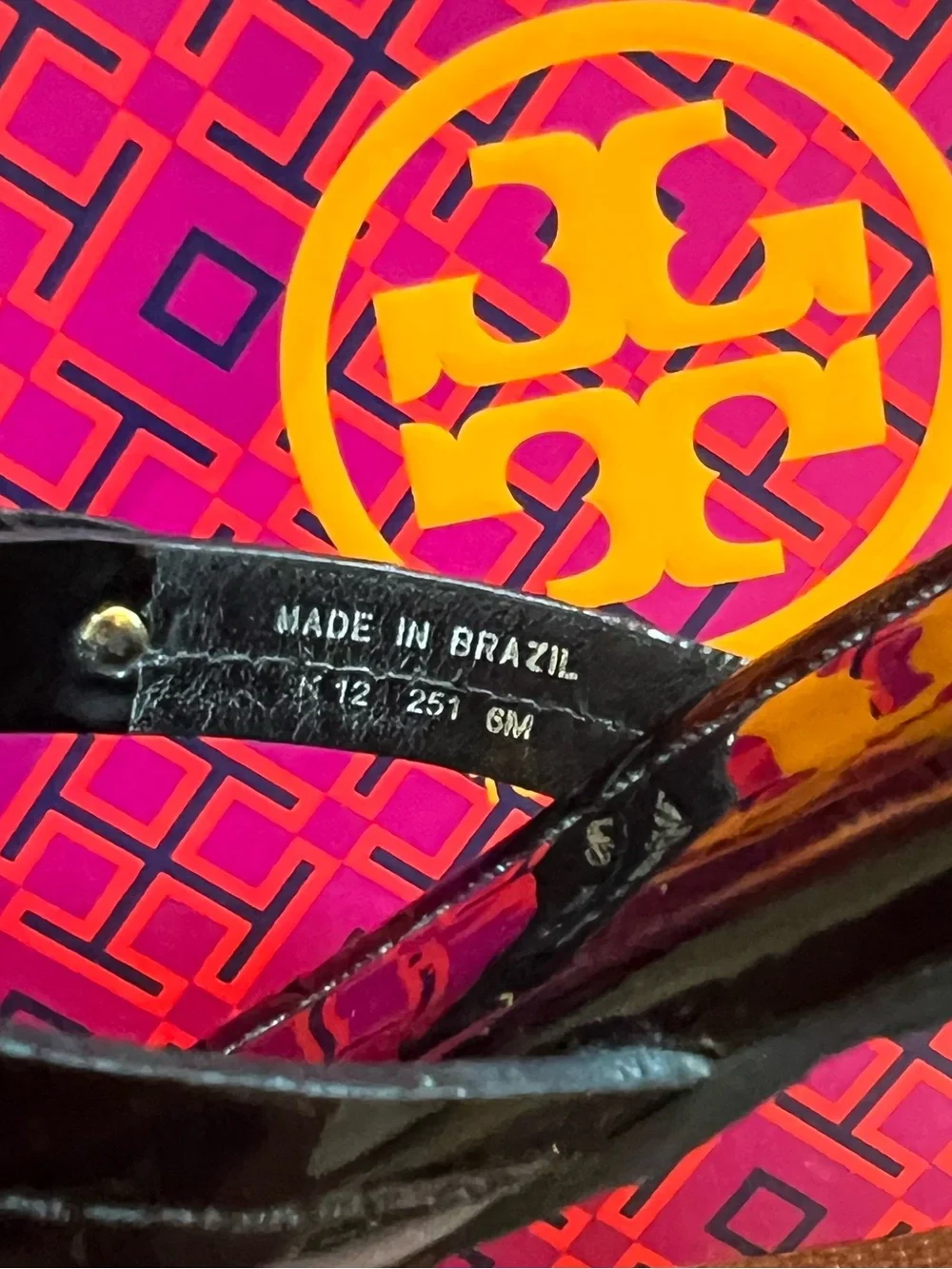 Size 6 Black Tory Burch